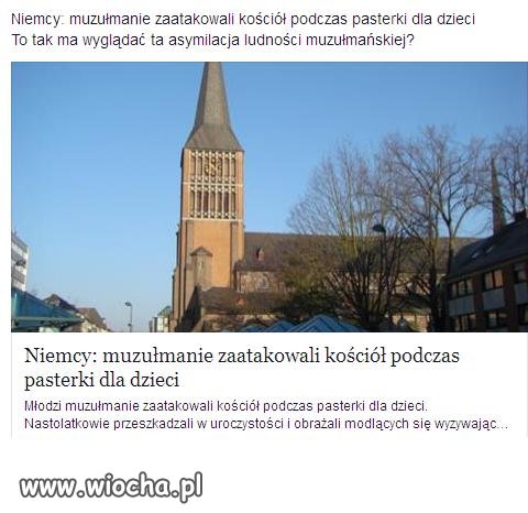 Atak muslimów na kościół podczas Pasterki.