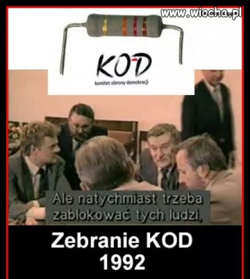 Tak wyglądał KOD kiedyś ...