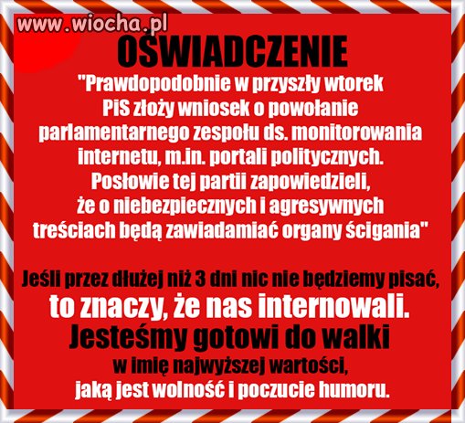 Czyli specustawa Błaszczaka i Kamińskiego to prawda