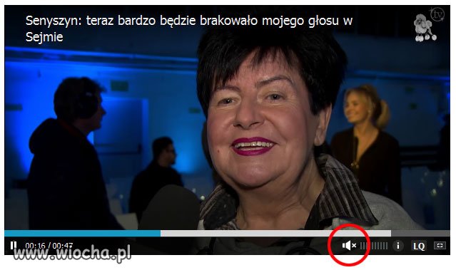 Czy ta pani nie została zbyt brutalnie oderwana...