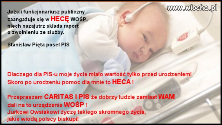 Szkoda panie pośle, że dzięki aparaturze ufundowanej