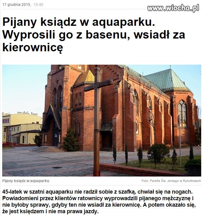 Na pewno udzielił sobie dyspensy