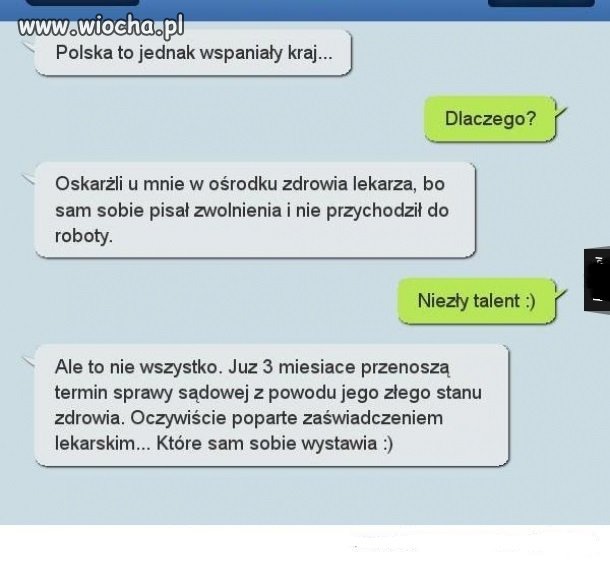 Do lekarza miał iść?