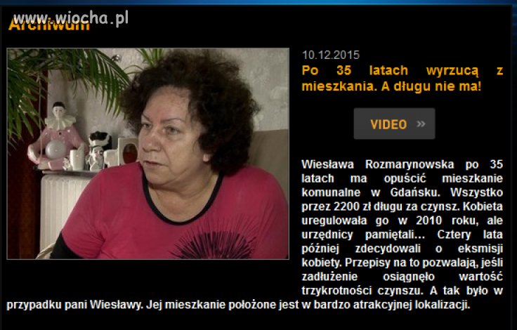 Uregulowała zaległości, a i tak ją wypier...