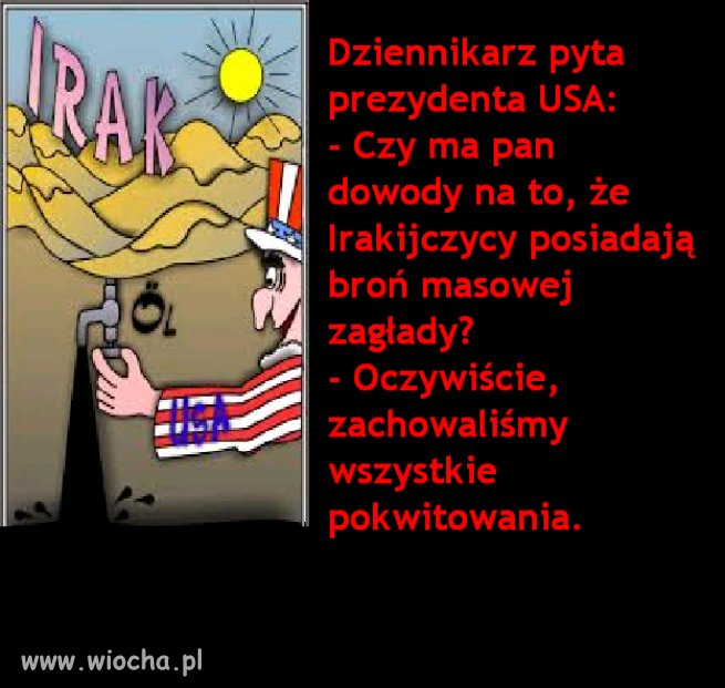 Amerykańskie wojny tak wyglądają ...
