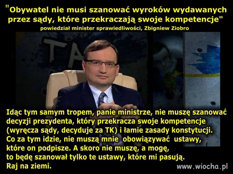 Ziobro to jednak