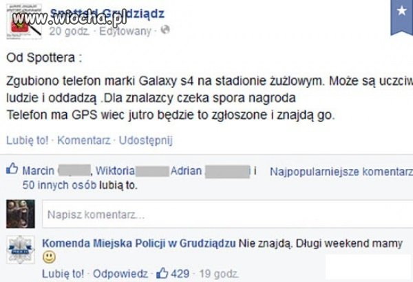 No to się gość rozczarował...