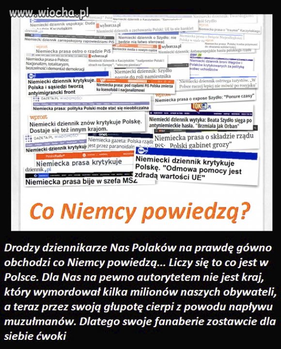 Co Niemcy powiedzą?