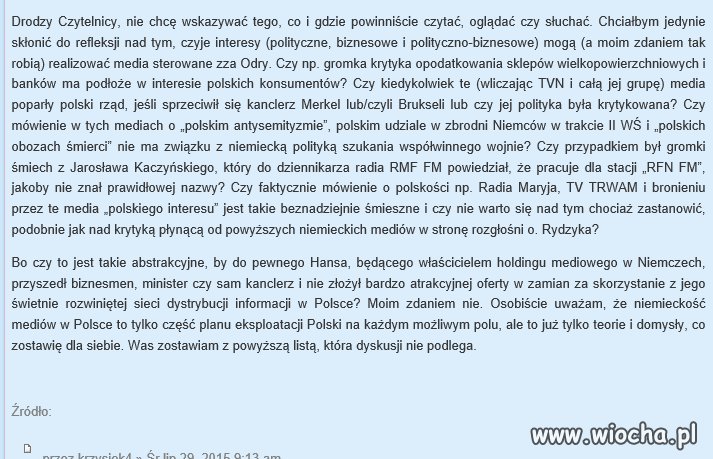 Wasze autorytety medialne nadają się do 
