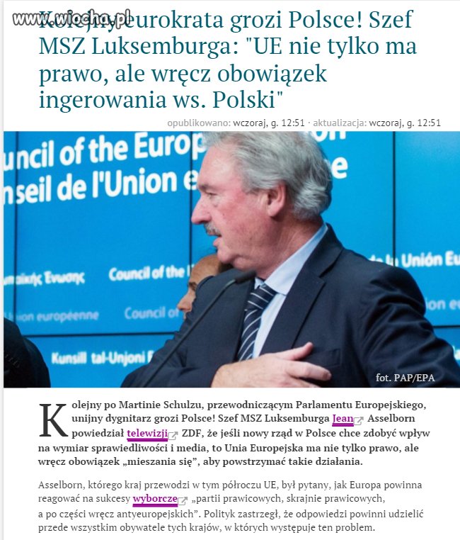 "Demokracja" po brukselsku.
