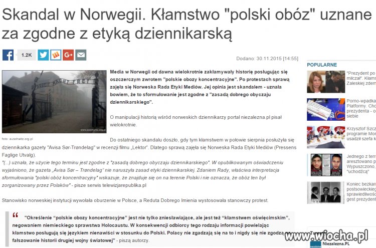 Fałszowania historii ciąg dalszy.