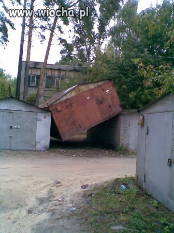 Złomiarze nie dali rady.