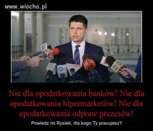Tymczasem w mediach pompują Ryśka i podobno