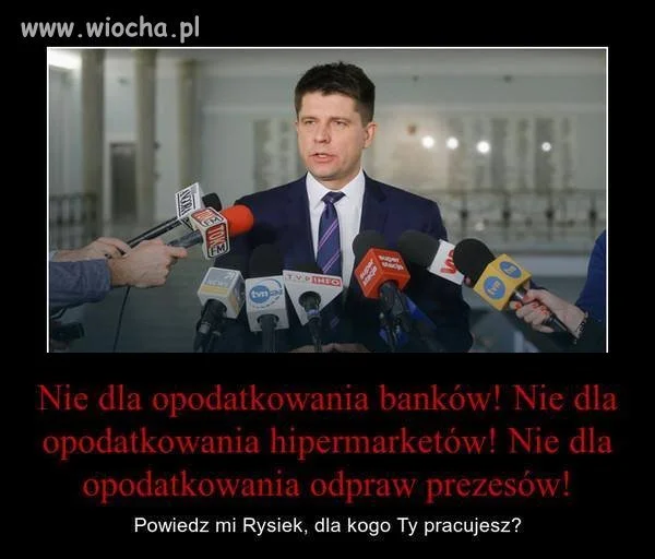 Tymczasem w mediach pompują Ryśka i podobno