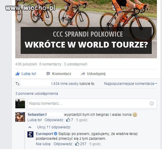 Eurosport zaorał