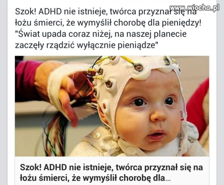 Wymyślił ADHD dla kasy.