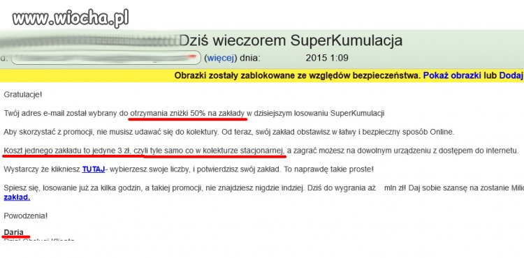 To mam te jebanane 50% zniżki?