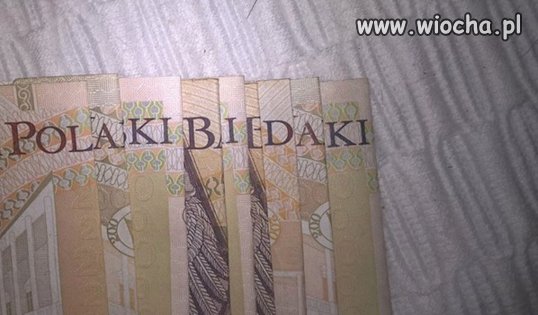 Banknoty NBP.
