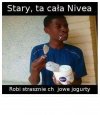 Stary strasznie niedobry ten jogurt Nivea.