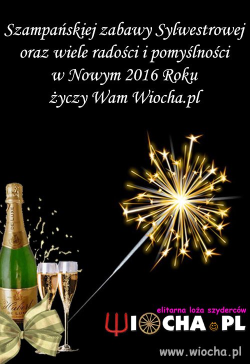 Wszystkiego najlepszego w Nowym 2016 roku
