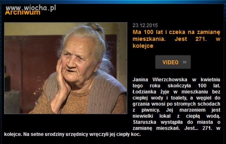 Takim ludziom należy się pomoc