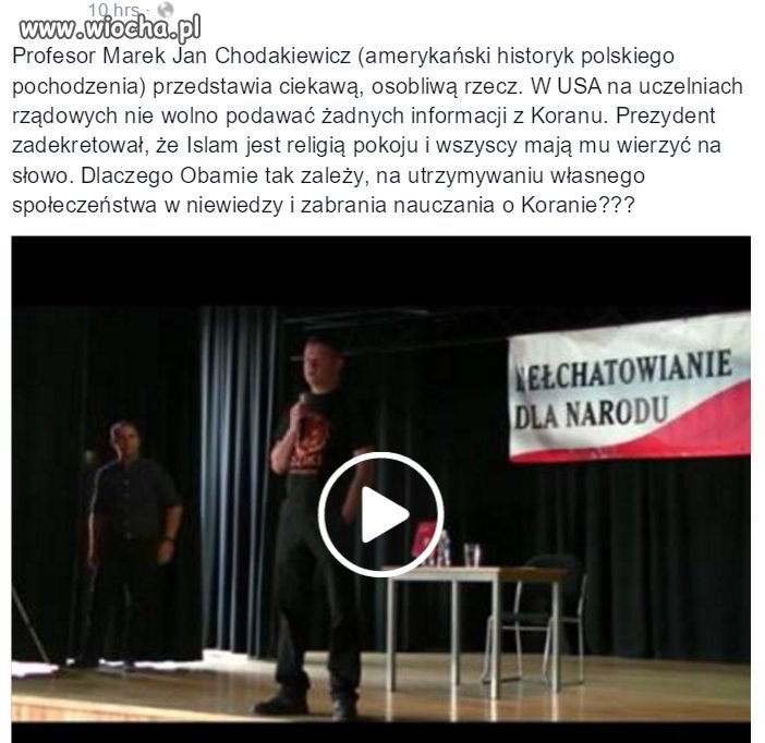 Muhaammad Obama powiedział, że tak jest...