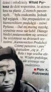 Zawsze lubiłem Pyrkosza.