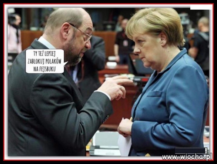 Schulz i Merkel - dwoje co to niby dbają