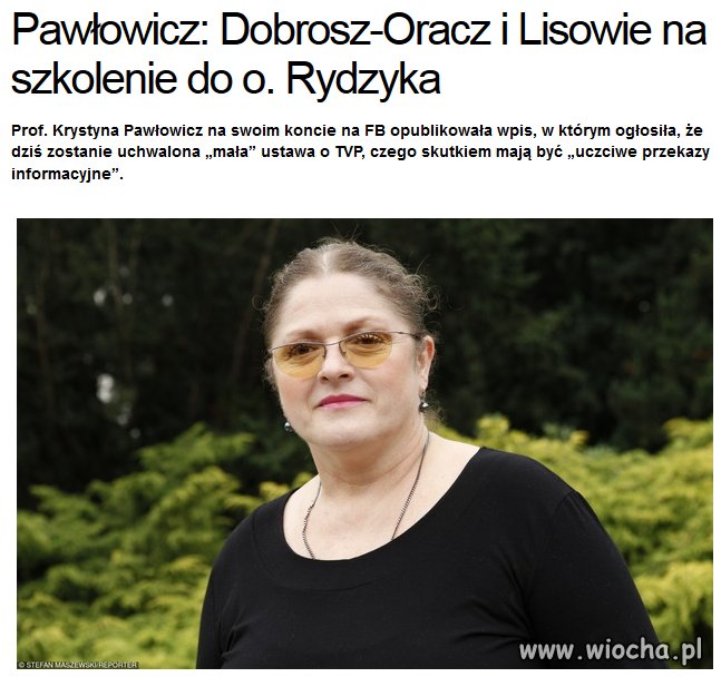 Będzie resocjalizacja.