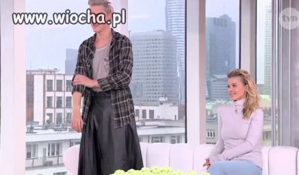 Nowy twór TVN facet w spódnicy, masakra