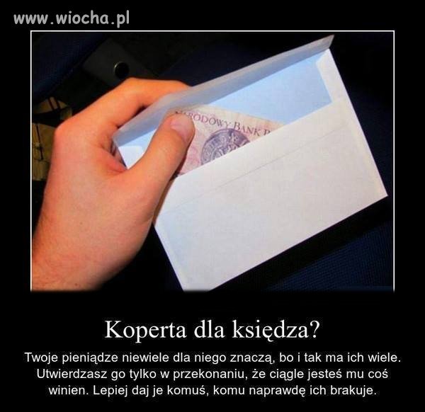 Jestem za dobrowolną składką dołączoną np.