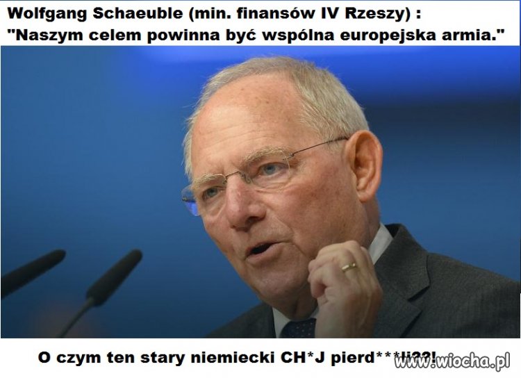 Niemieckiemu dziadowi marzy się wspólna armia
