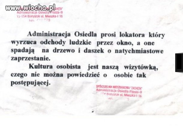 Administracja osiedla 