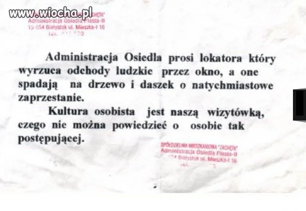 Administracja osiedla 