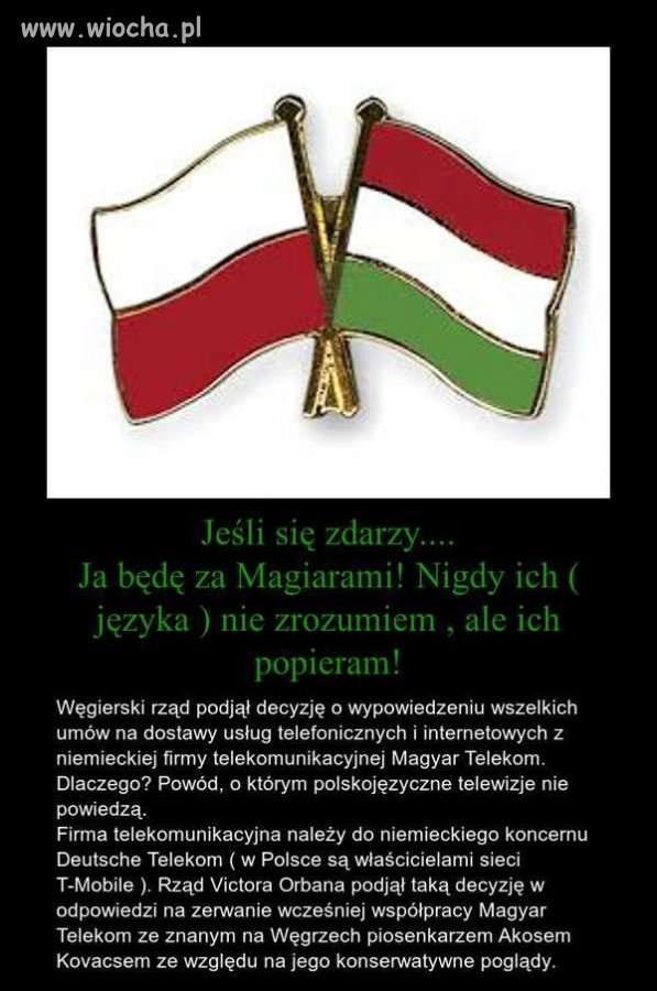 Węgrzy, nasi jedyni przyjaciele w Europie