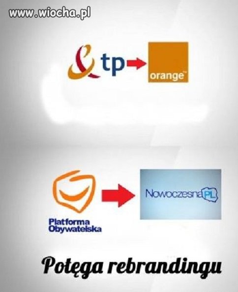 Zamiast rebranding wolę"przepoczwarzenie"
