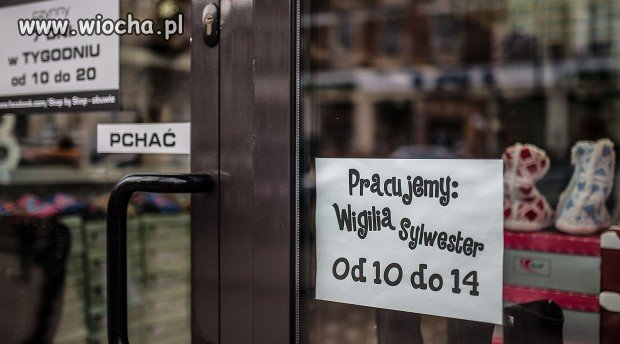 Wiocha dla pracodawców, którzy wymagają obecności 24.12
