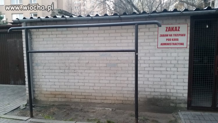 Kiedyś na trzepaku siedziało się cały dzień... 