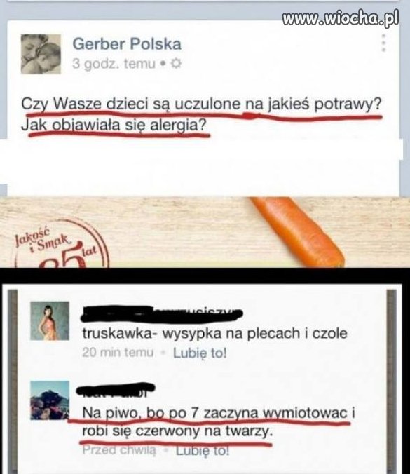 Uczulenie.