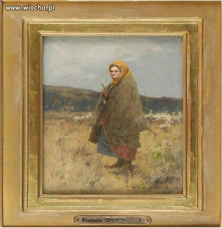 Odnalazł sie obraz "Krysia Gęsiarka"