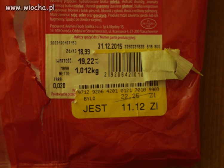 Pół ceny w tesco