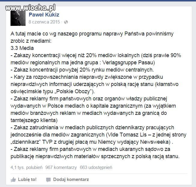 Dlatego głosowali na niego. 