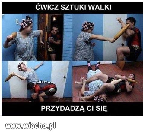 Ćwicz sztuki walki.