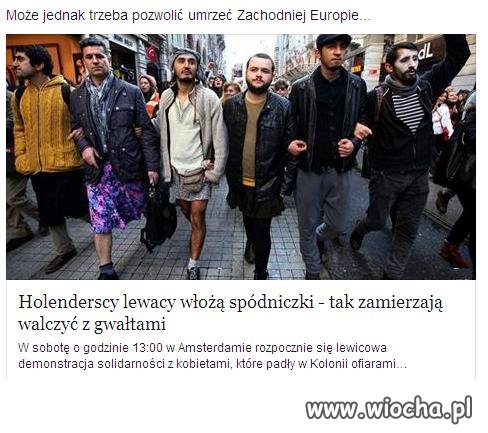 Brońmy kobiety zakładajmy spódniczki.