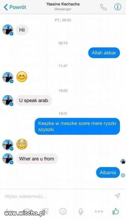 Koleś pisze do dziewczyny