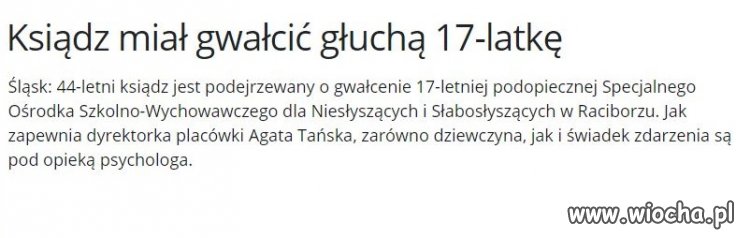 Nie mam pojęcia dlaczego