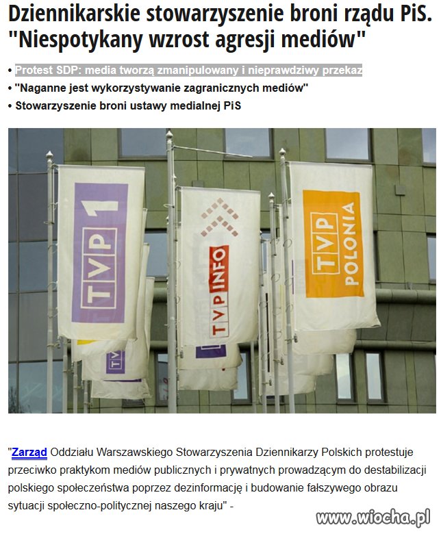W końcu dziennikarze mówią prawdę...