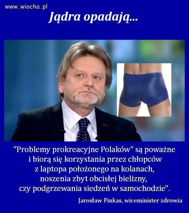 On chyba laptopa pod czapką nosił 