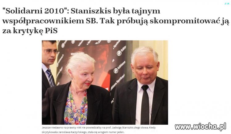 Gdy krytykowała PO to ją uwielbiali... 