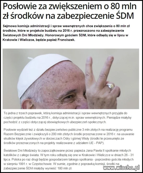 A po imprezie może dowiemy się,że kościół dostał